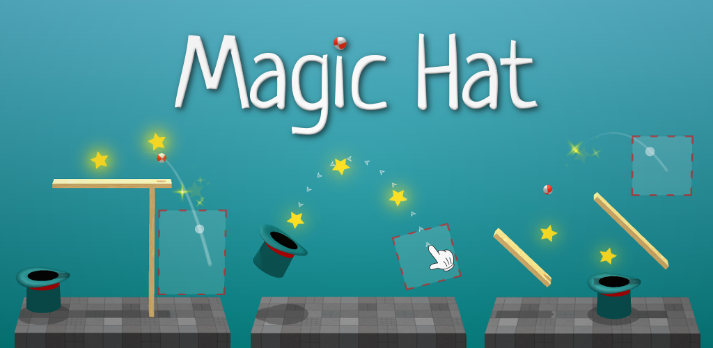 Magic Hat: physics-based arcade