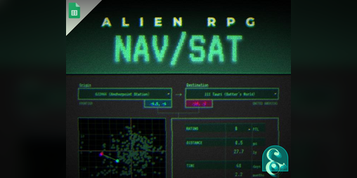 Cover image for Alien RPG: Nav/Sat
