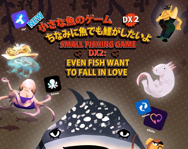 Cover image for Small Fishing Game DX2: Even Fish want to fall in Love