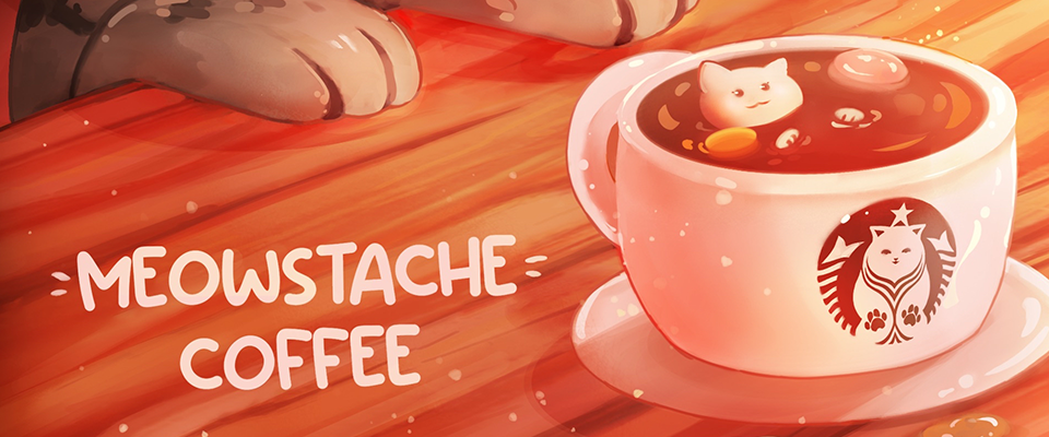 Meowstache Coffee