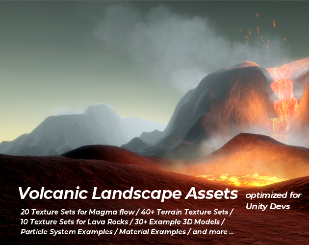 Volcanic Landscape Assets Pack