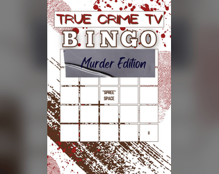 True Crime Bingo - Murder Edition  