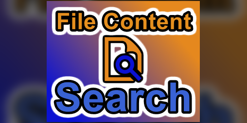 Cover image for File Content Search