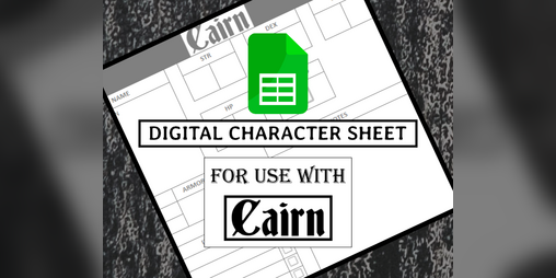 Cover image for Cairn Digital Character Sheet (Portrait)