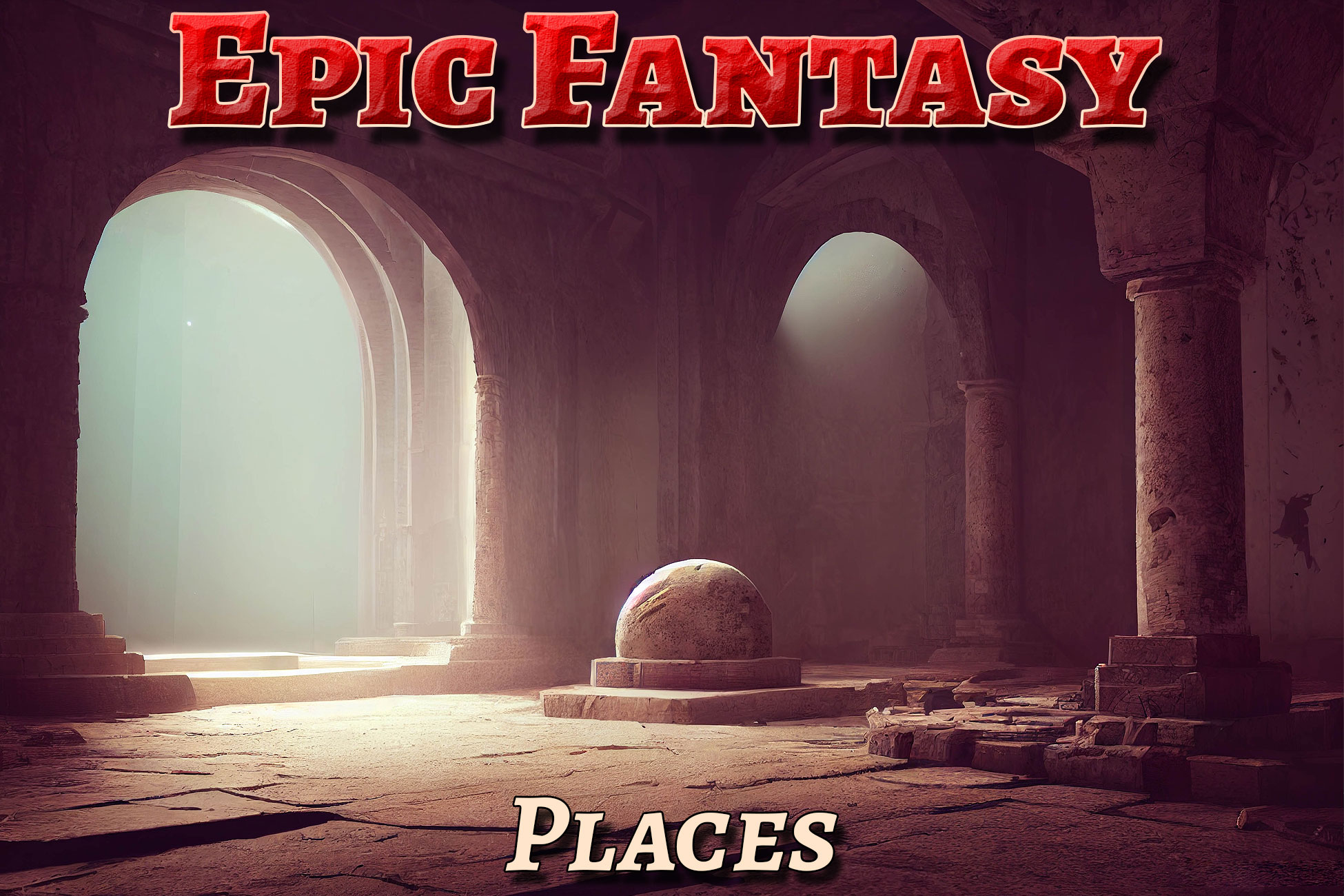 Epic Fantasy RPG Icons - Places 1