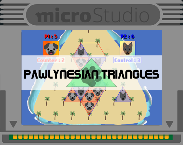 Pawlynesian Triangles by tchene for microStudio Jam 3 itch.io