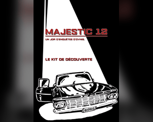 Kit de découverte: Majestic 12   - Les joueuses intègreront une agence gouvernementale secrète pour enquêter sur les phénomènes OVNIS 