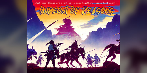 Cover image for Wipeout of Reasons: Destroy one another in this solo journal