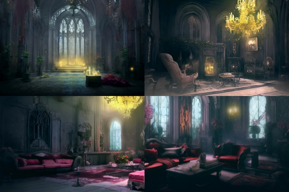 Dark Residence Pack 10 Visual Novel Backgrounds by Rachel Chen