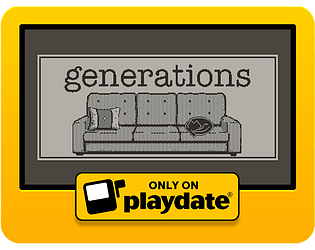 Generations for Playdate [$4.99] [Puzzle]