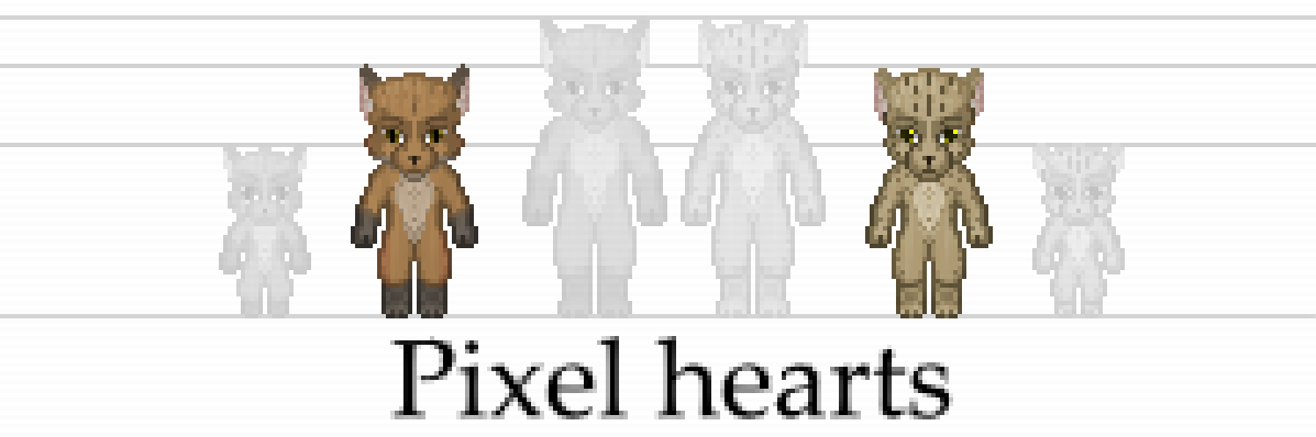 Furry pixel sprites