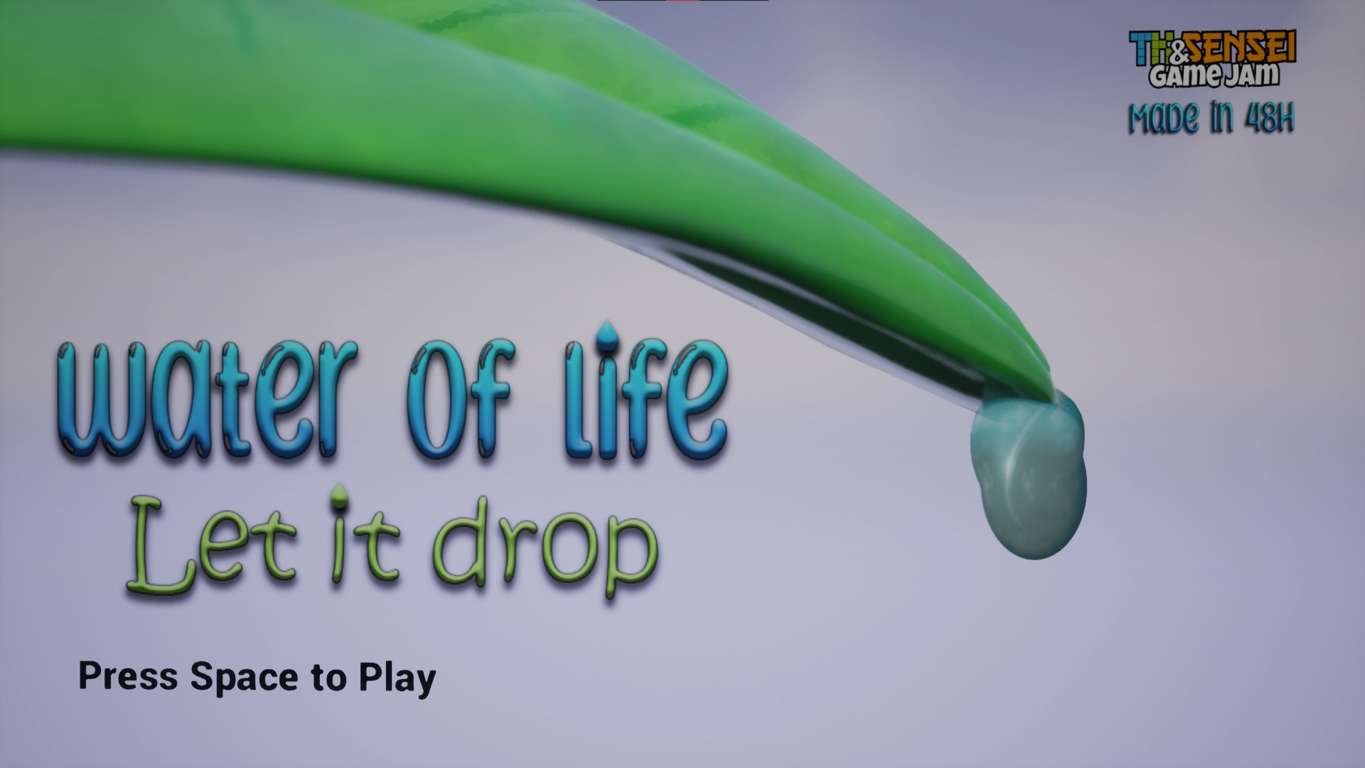 Water of life: Let it drop