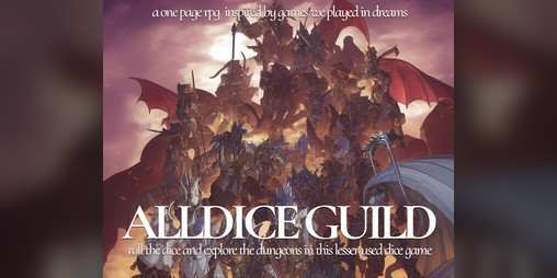 Cover image for Alldice Guild: One Page RPG