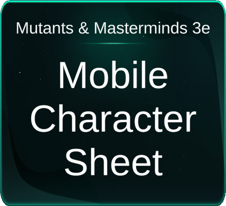 mutants and masterminds character builder 3e