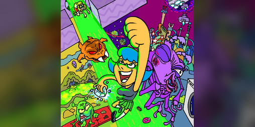 Cover image for Leslie & Brianne's Galactic Rampage