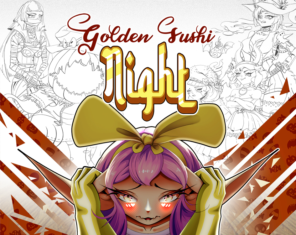 Cover image for Golden Sushi Night