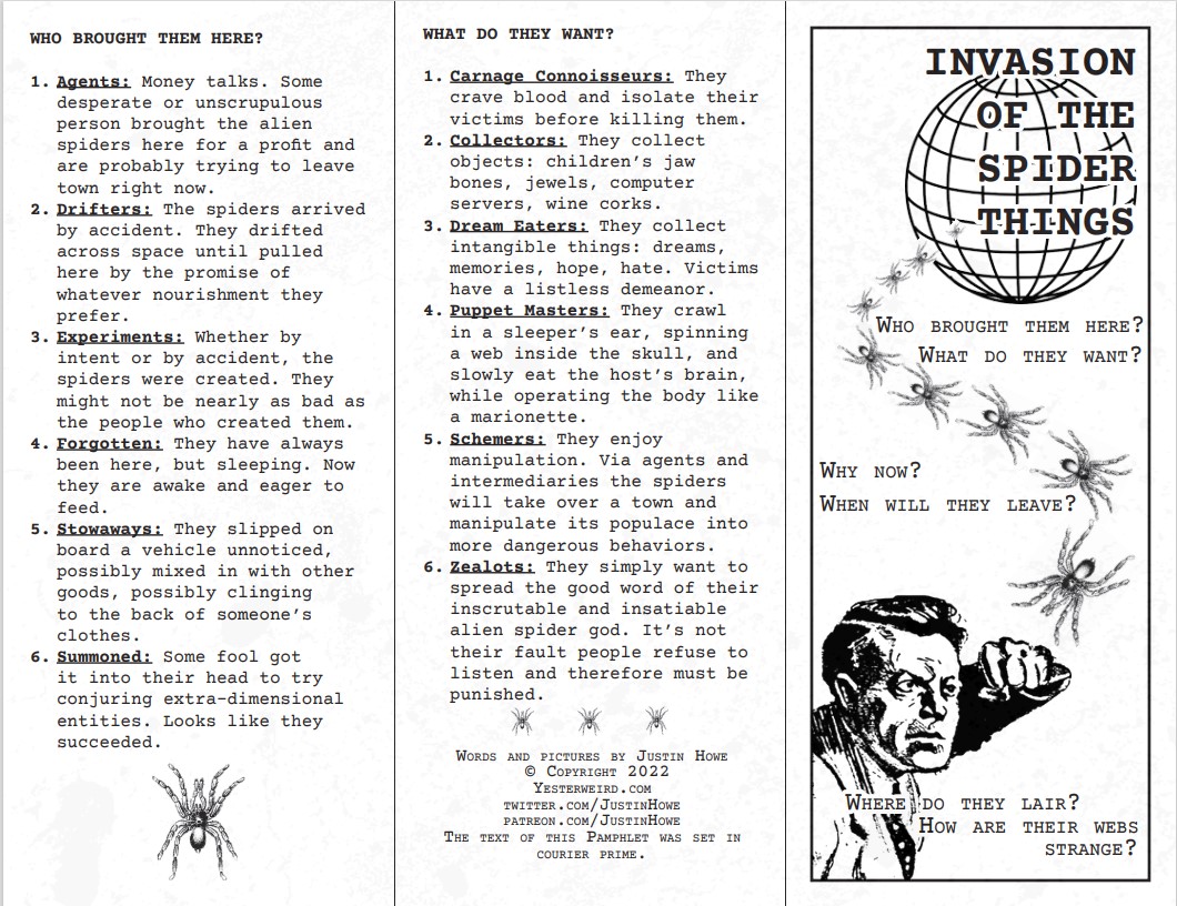 Cover image for Invasion of the Spider Things