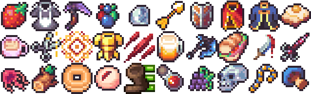 Raven Fantasy Icons - RPG Icons, Pixel Art Icons, Textures and Sprites ...