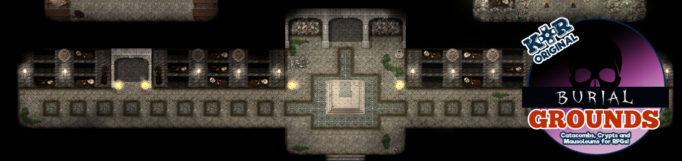 KR Burial Grounds ~ Crypt, Catacomb and Mausoleum Tileset for RPGs