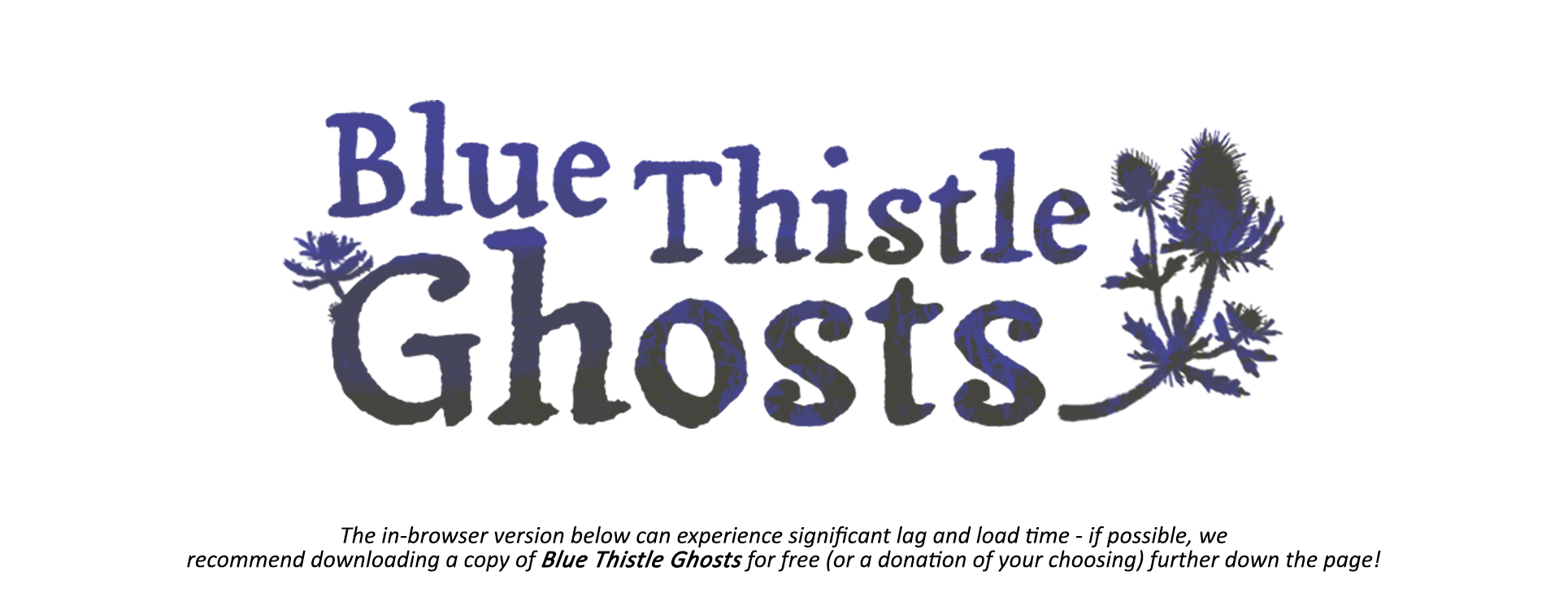 Blue Thistle Ghosts