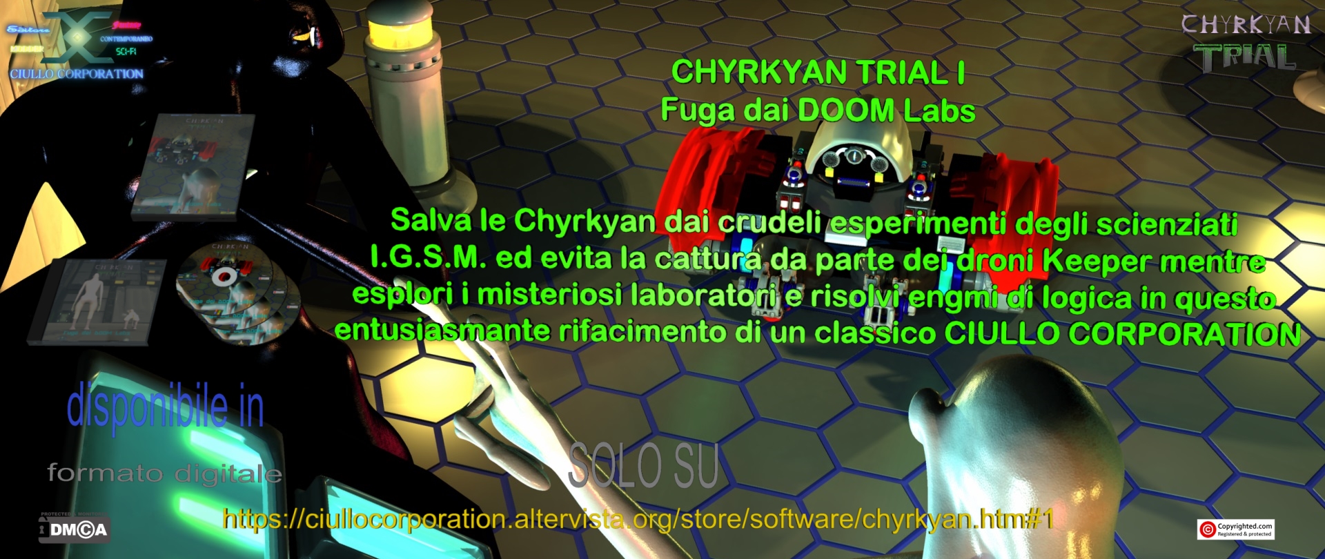 Chyrkyan Trial I. Fuga dai DOOM Labs (ARTBOOK)