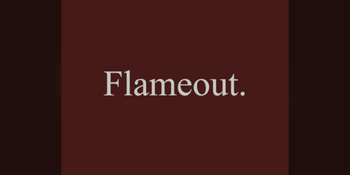 Cover image for Flameout