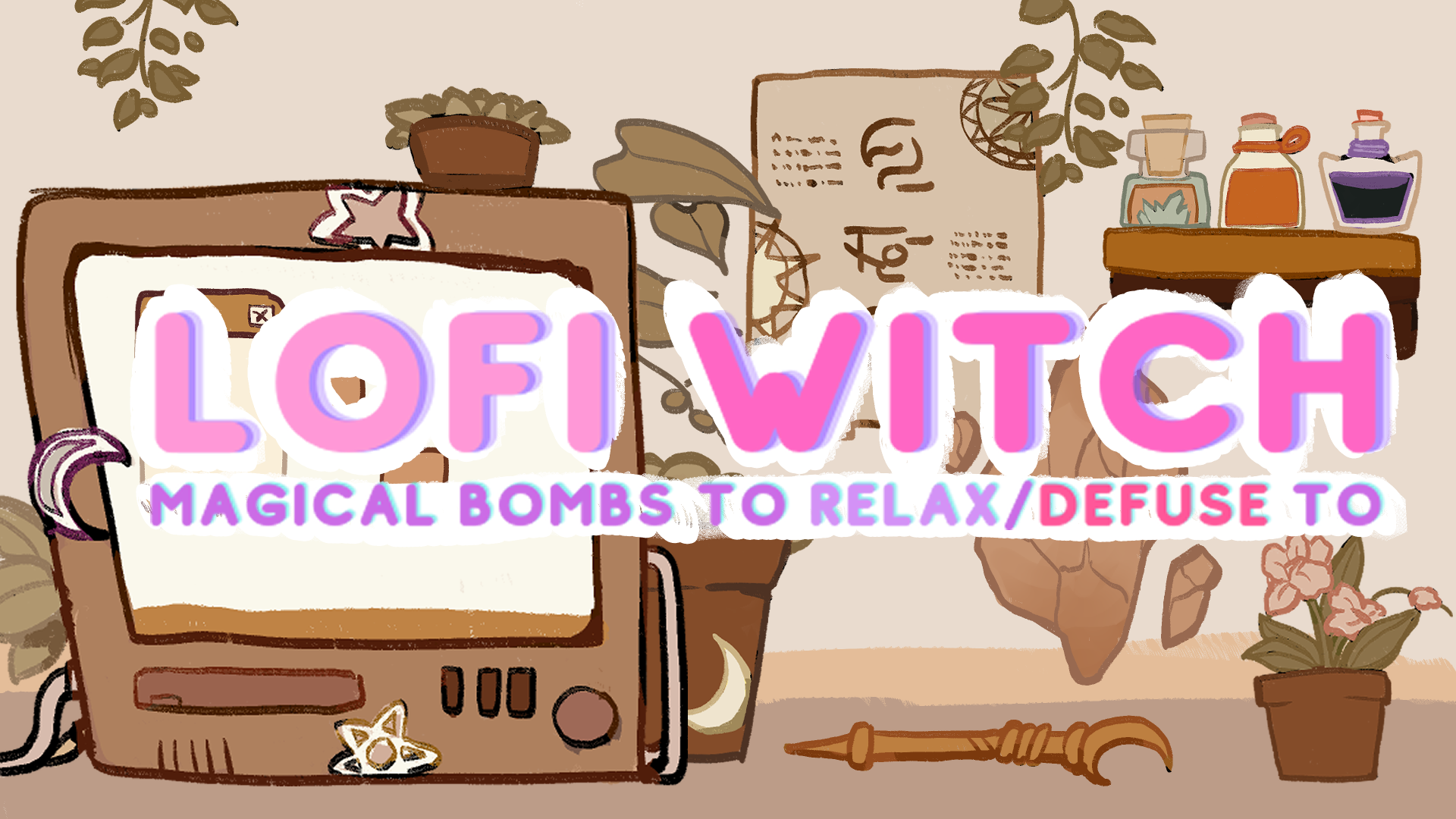 Lofi witch: Magical bombs to relax/defuse to