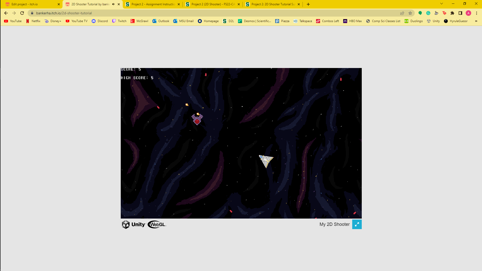 2D Shooter Final by Alex Banker