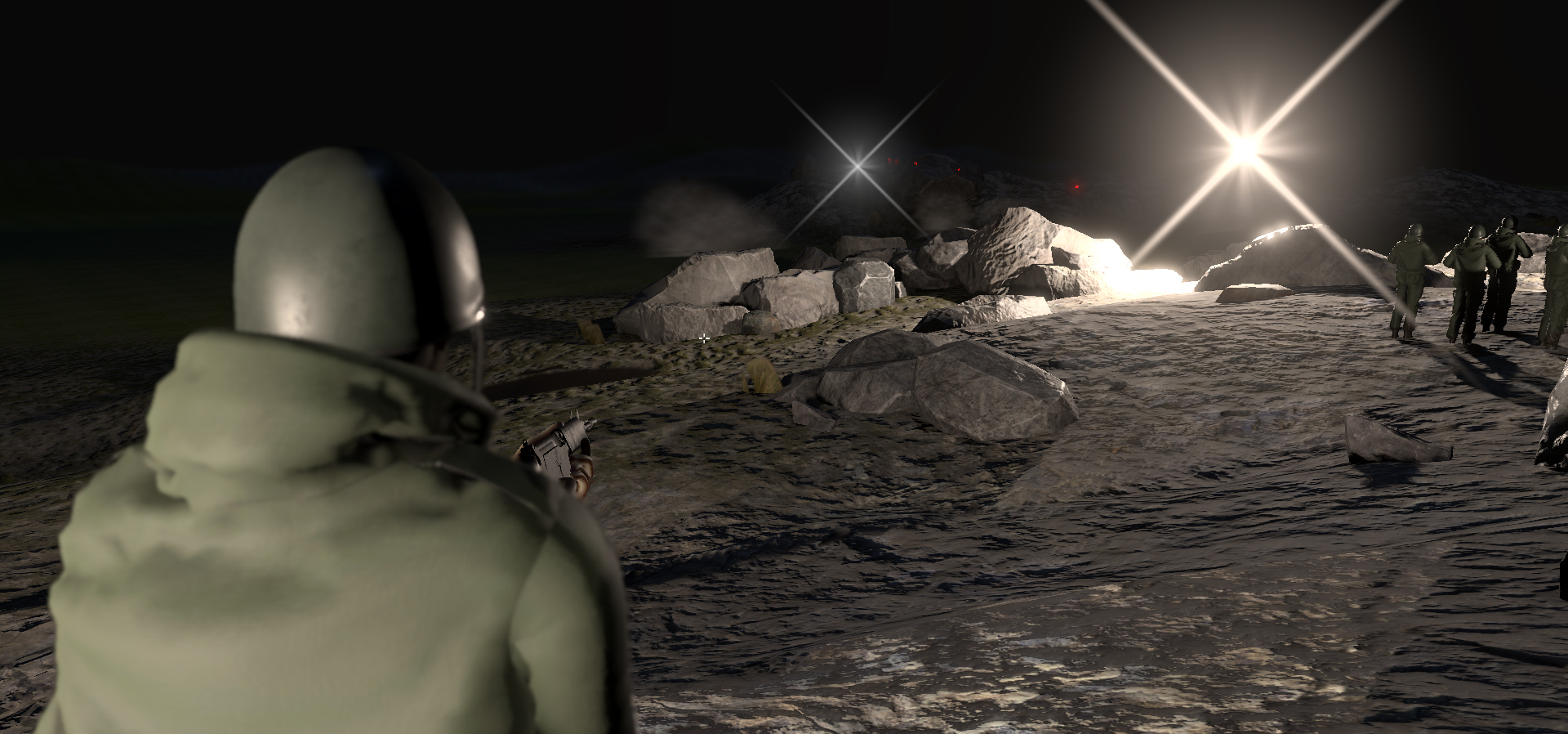 Malvinas Pasando el rio de piedras by arg_foxtrop