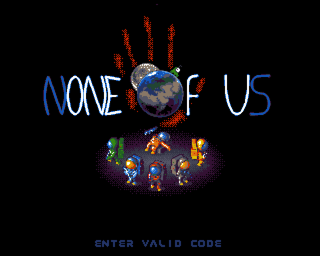 Cover image for None Of Us (AMIGA)