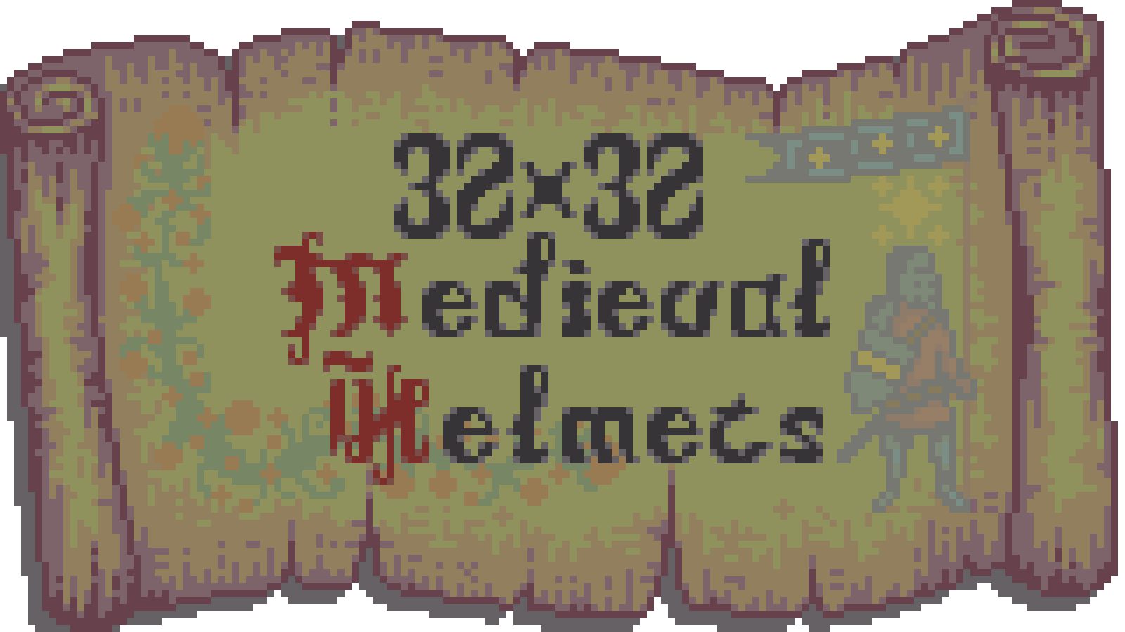 32X32 MEDIEVAL HELMETS ICON PACK
