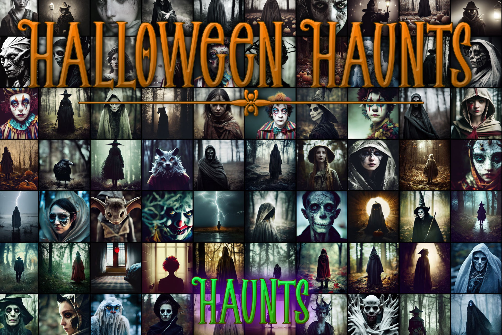 Halloween Haunts - Haunts Icon Pack for RPG / Fantasy / Realistic Games