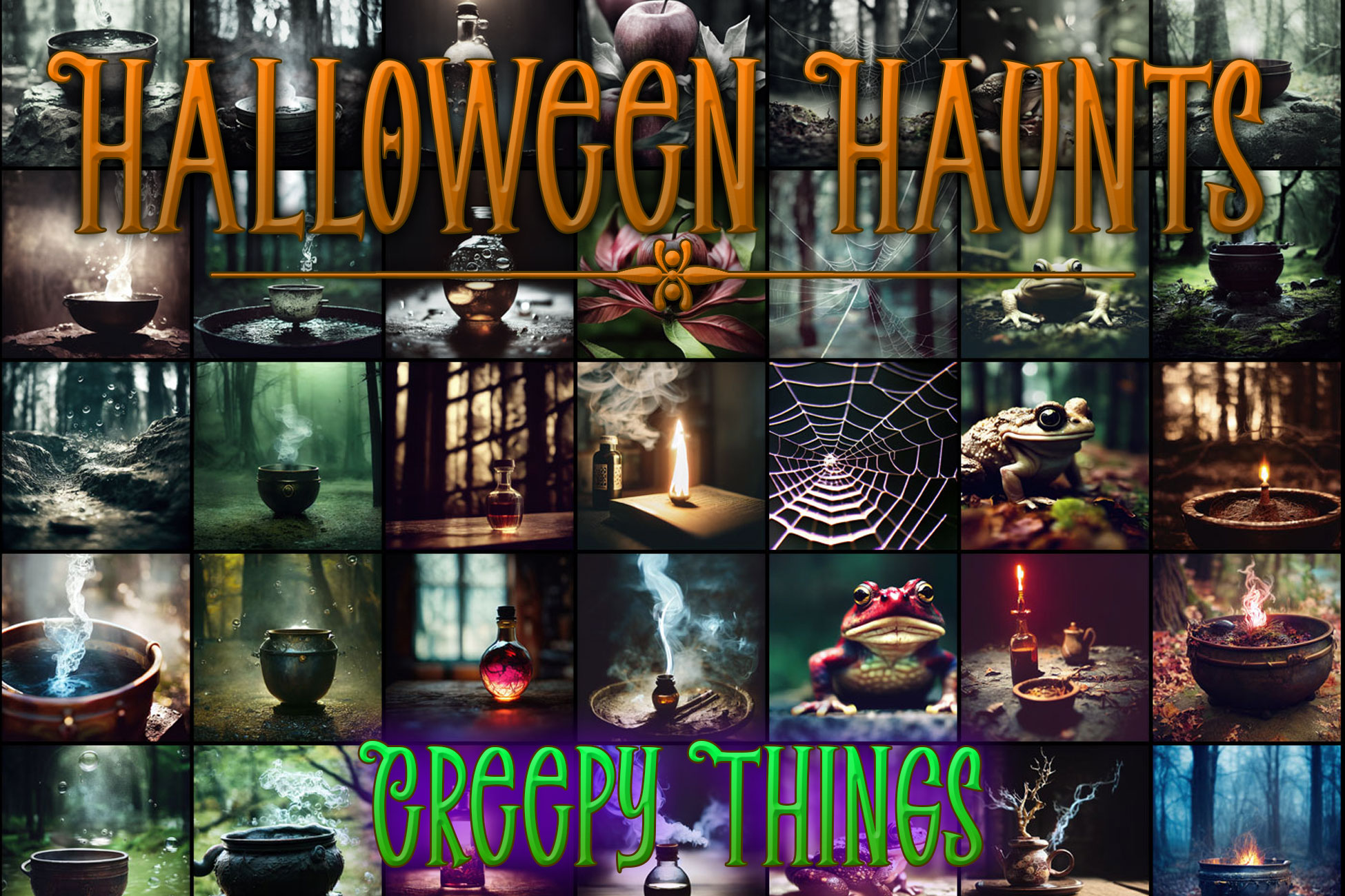 Halloween Haunts - Creepy Things Icons RPG / Fantasy / Realistic Games