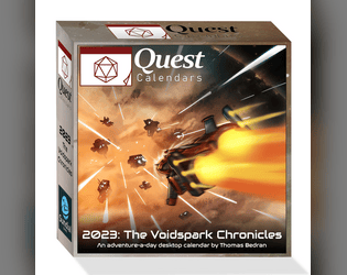 2023 Quest Calendar - The Voidspark Chronicles  