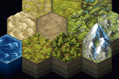 Hex Basic Terrain Set By David Baumgart