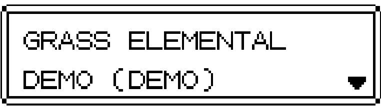 Grass Elemental Demo (demo)
