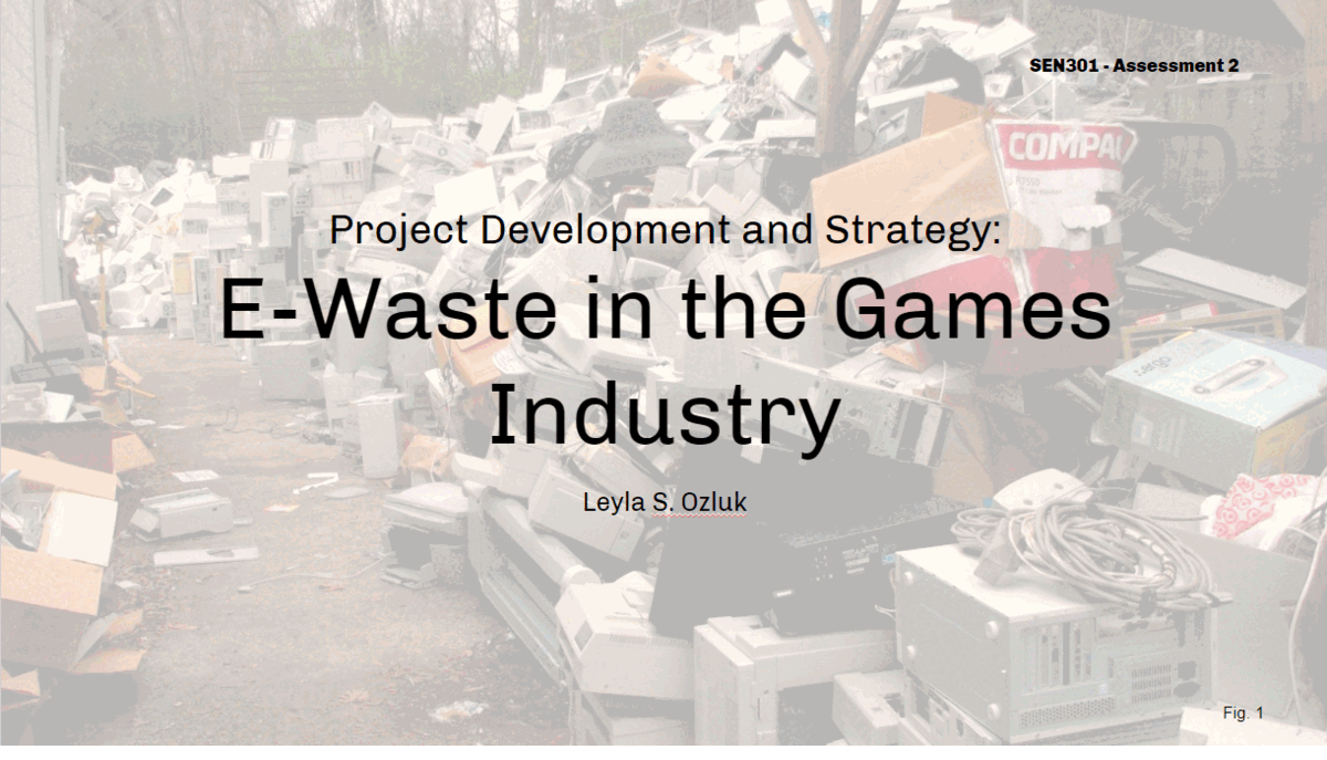 E Waste in the Games Industry