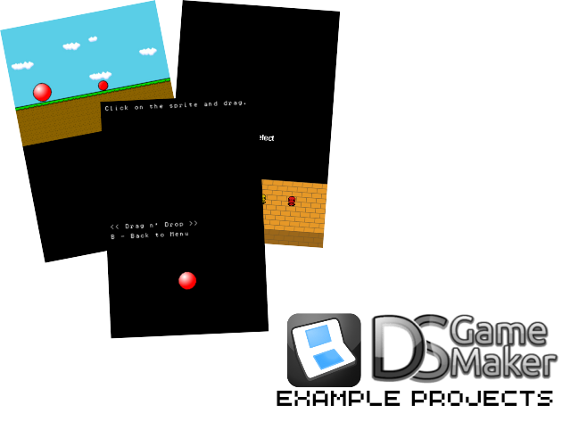 DS Game Maker Examples by Kenyon Bowers