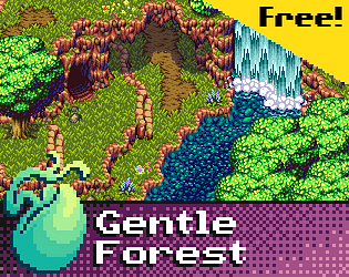 Free Swamp Game Tileset Pixel Art 