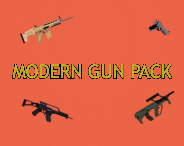 30+ Unique Modern Guns Asset Pack Pixel art by Michael