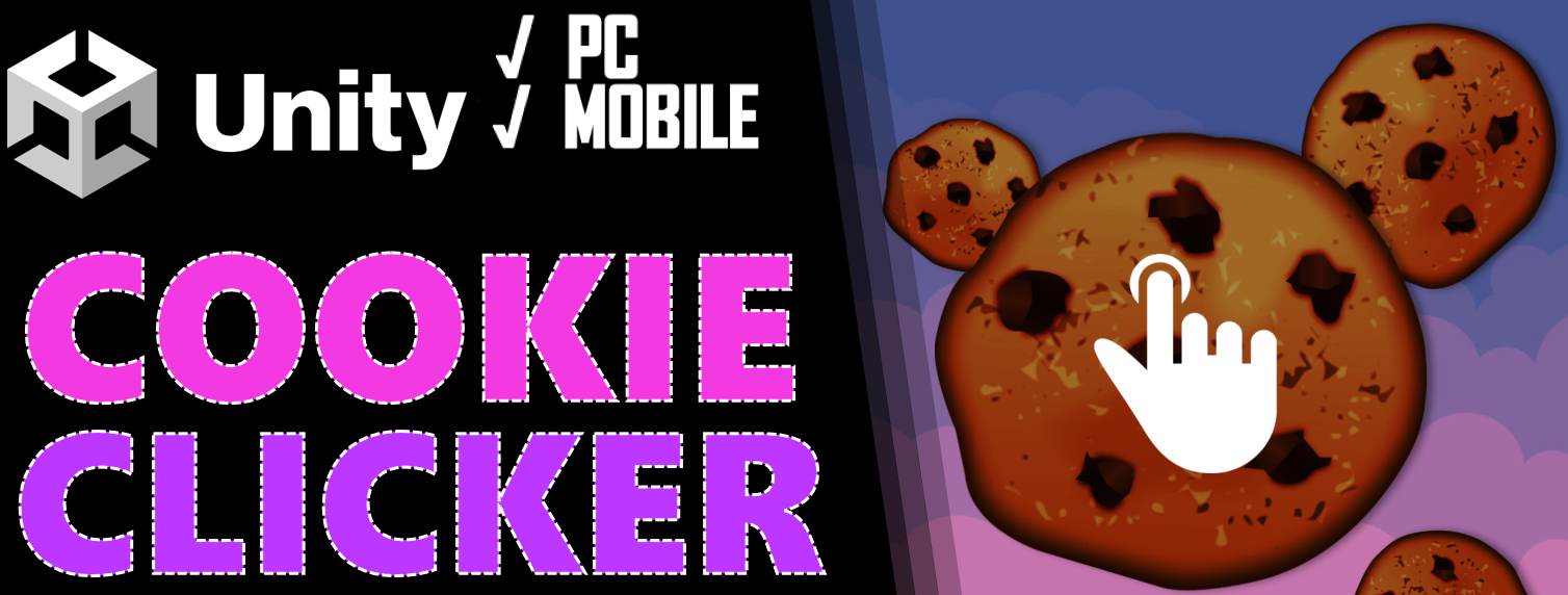 Cookie Clicker Game Unity Project Source Code by Jimmy Vegas Game Studios