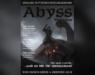 Abyss Magazine - Special Issue #1 (Oct. 2012)   - A magazine about roleplaying games that do not exist 