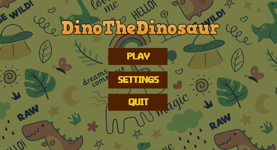 DinoTheDinosaur main menu