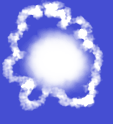 Glowing 2D circle