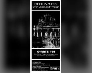 C-RATS #01 : Berlin, 198X   - A pamphlet for the FIST TTRPG 