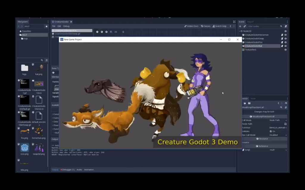 Creature 2D Animation Tool with Godot Engine Jam ( Free 6 Months License) -  