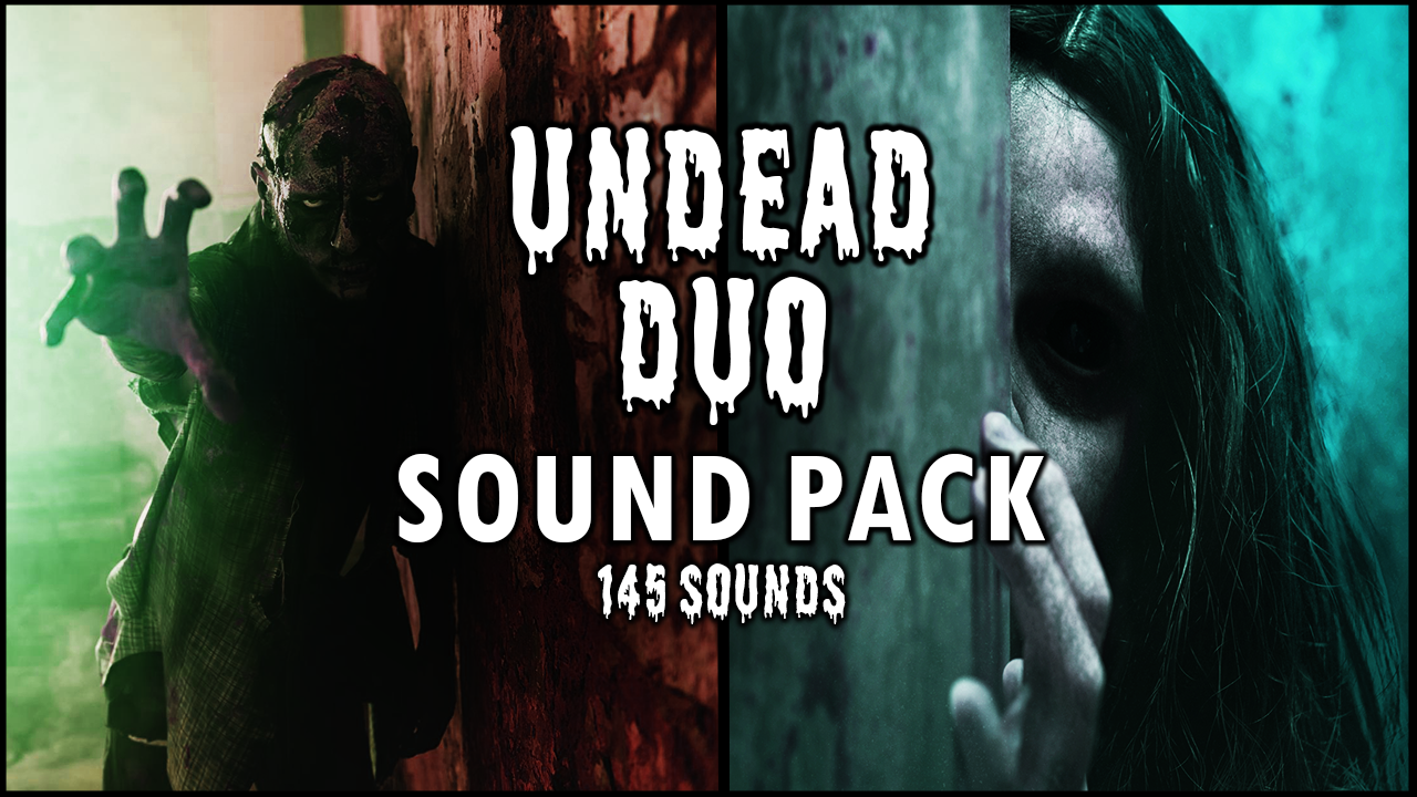 Ghost and Zombie Sounds - The Undead Duo SFX Pack