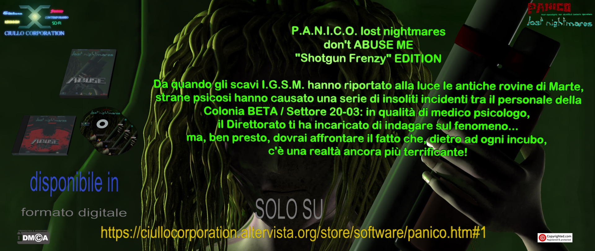 P.A.N.I.C.O. lost nightmares. don't ABUSE ME (WINDOWS)