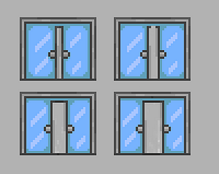 Doors and Portals Pixel Art Asset Pack 