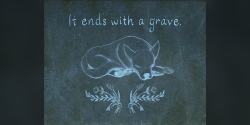 Cover image for It ends with a grave.